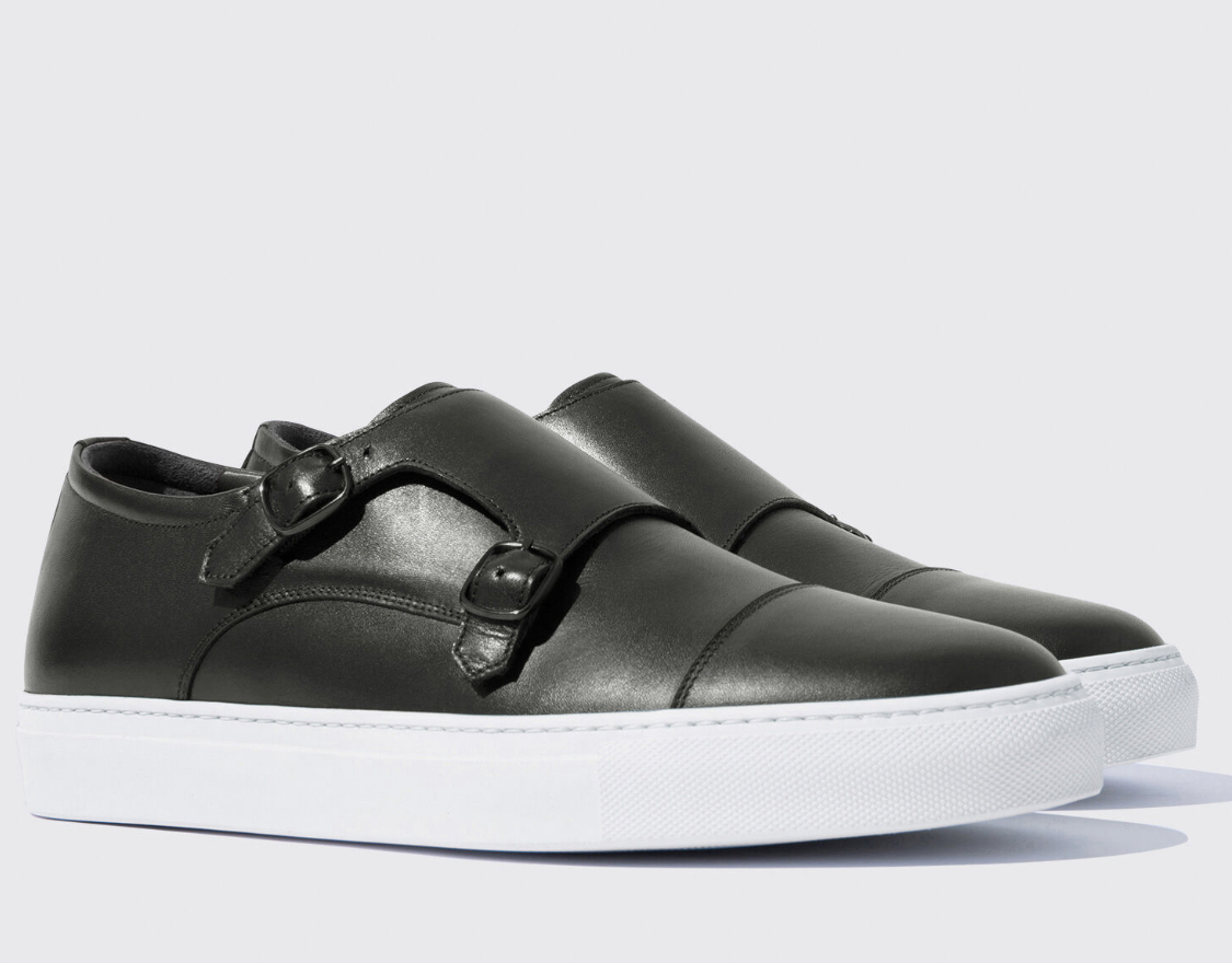 Sneakers de luxe FABIO bleu nuit