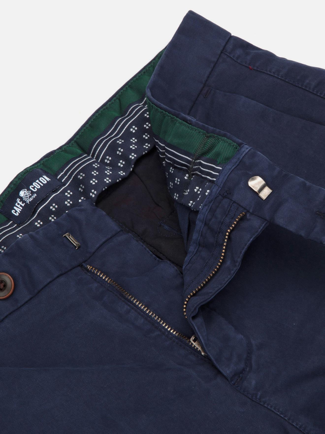 Pantalon Chino bleu marine 