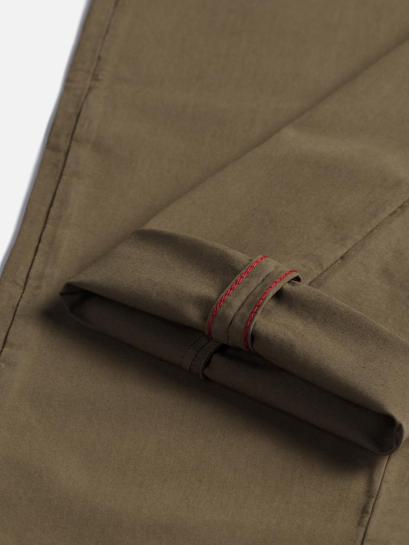 Pantalon Chino vert bouteille 
