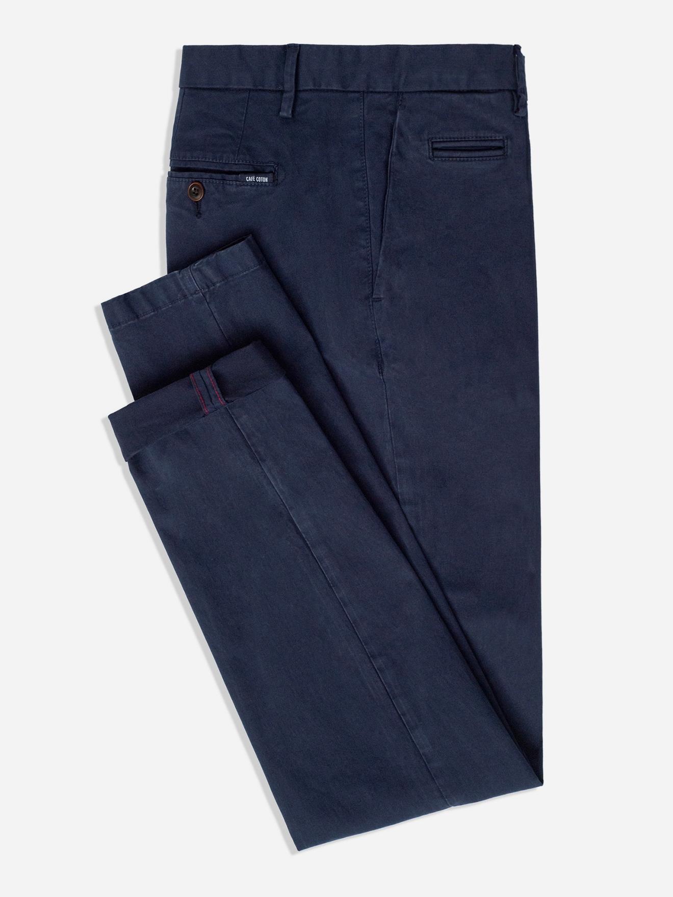 Pantalon Chino bleu marine 
