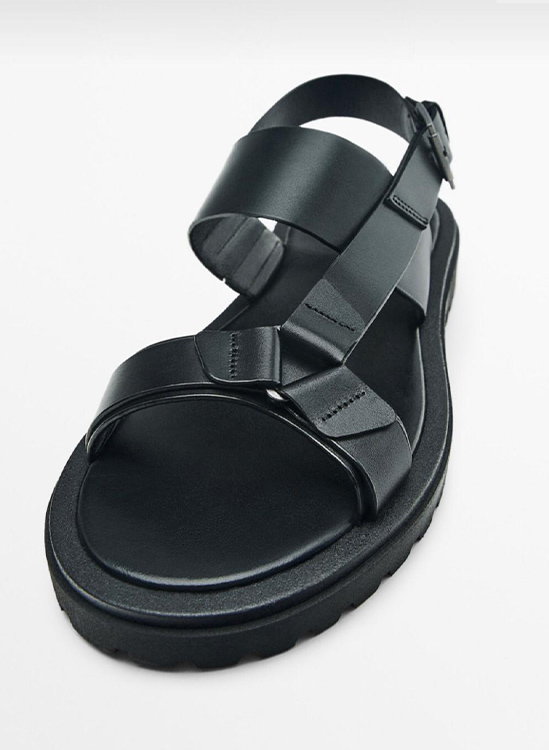 Sandales cuir Massimo Dutti HD