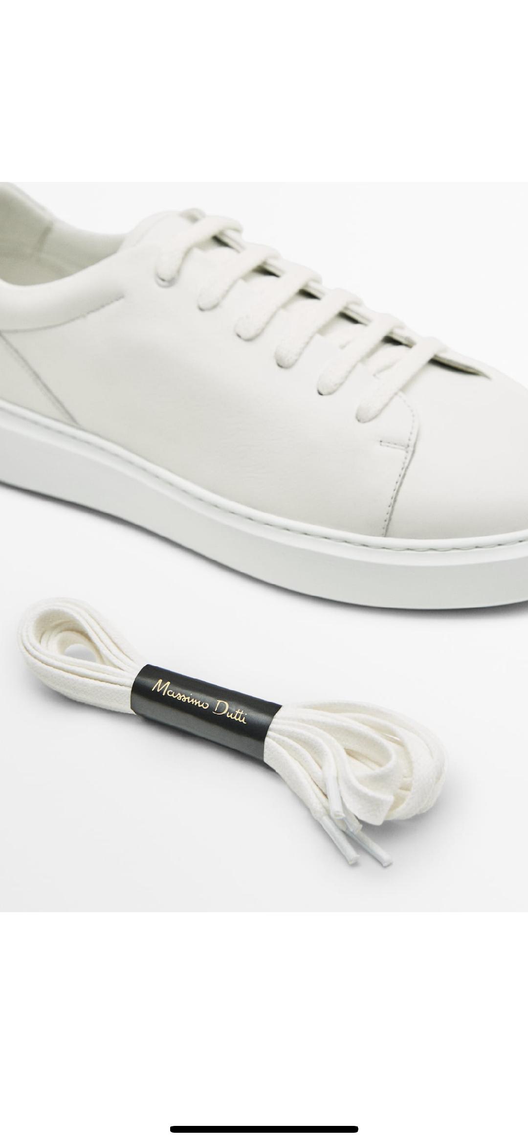 Sneakers Blanches MASSIMO DUTTI