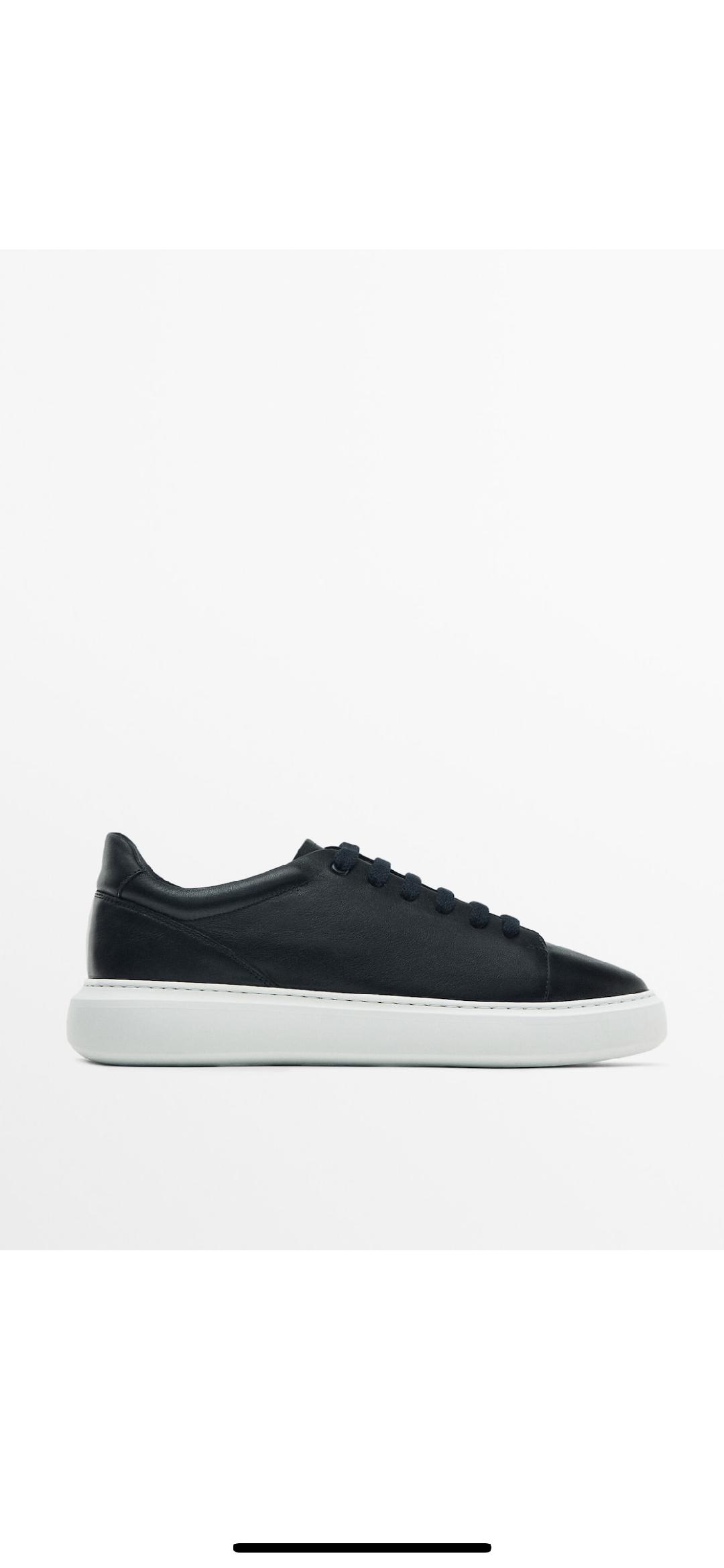 Sneakers bleu nuit MASSIMO DUTTI
