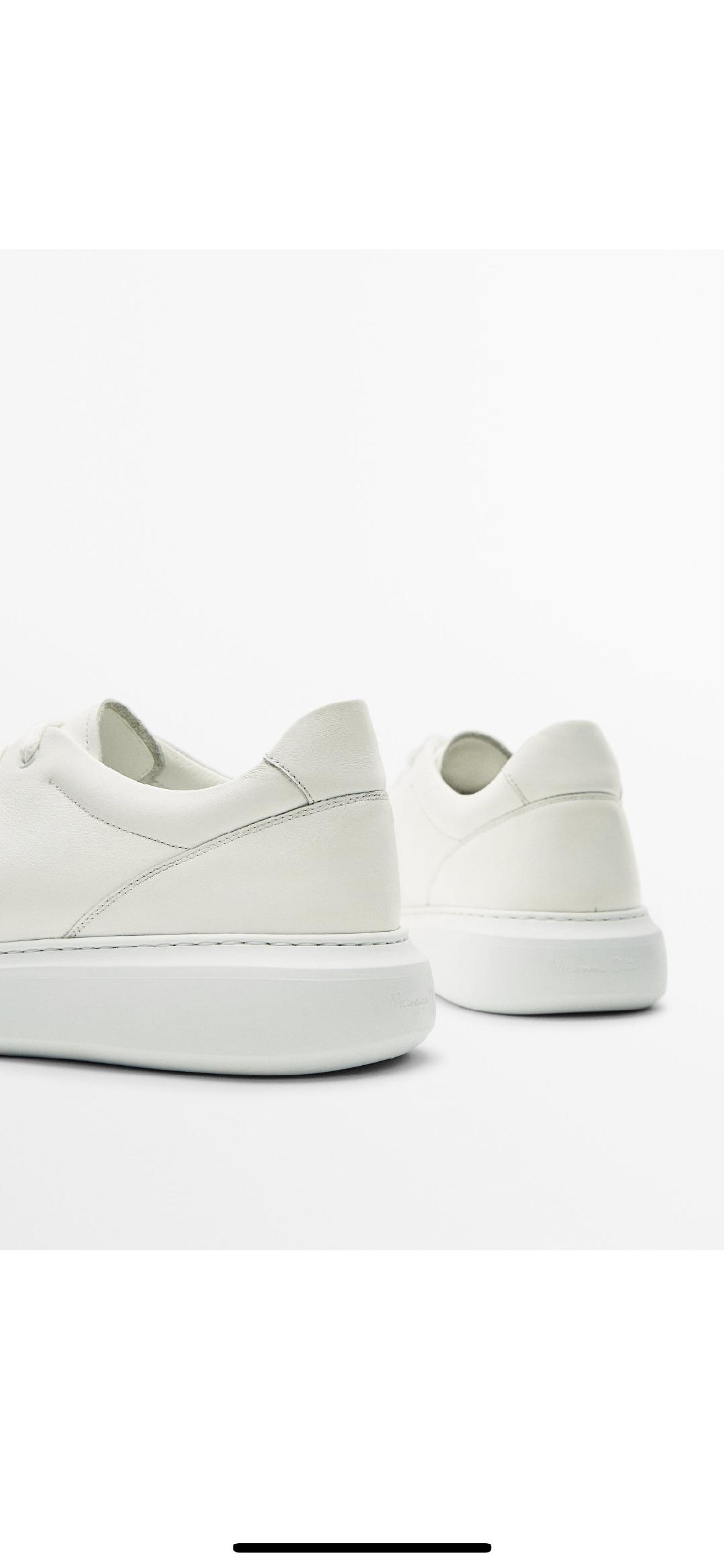 Sneakers Blanches MASSIMO DUTTI